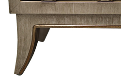 Комод дизайнерский 97x152x41см Garda Decor цвет состаренного золота