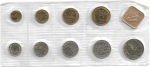 Годовой набор Госбанка СССР 1990 ЛМД с жетоном мягкий (UNC)