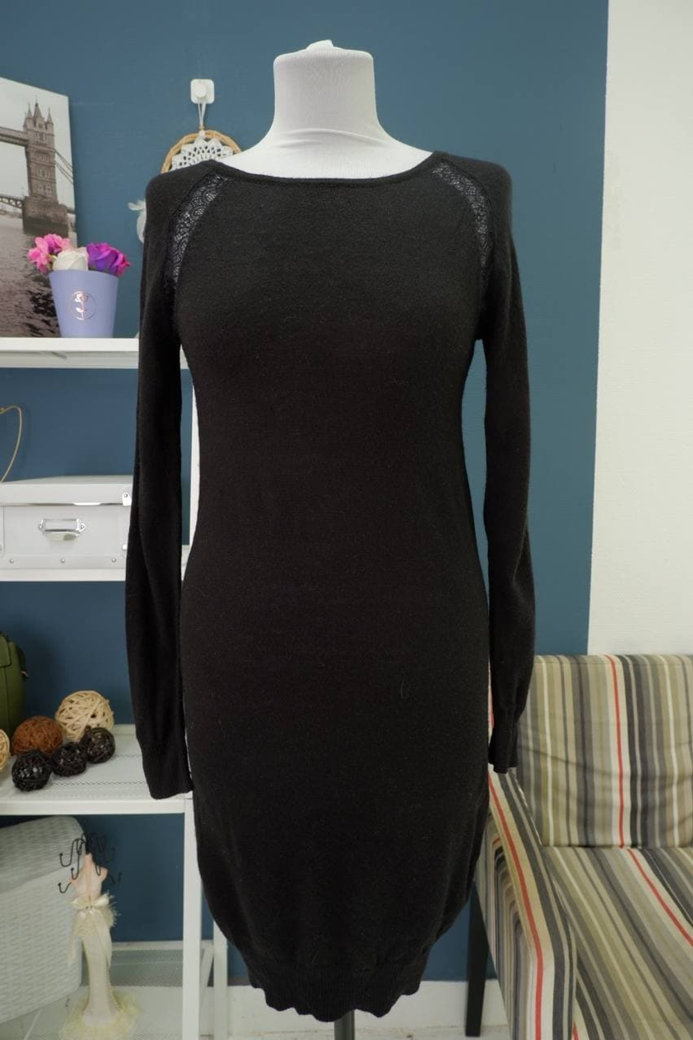 Платье Vila с ажуром на спине 42 размер