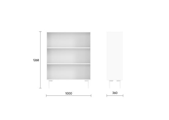 Стеллаж Hub размер M (белый)