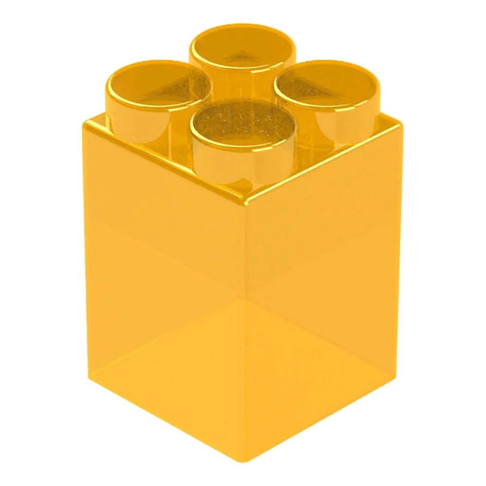 Элемент прозрачный высокий 12x12x17,5 см для конструктора 10"