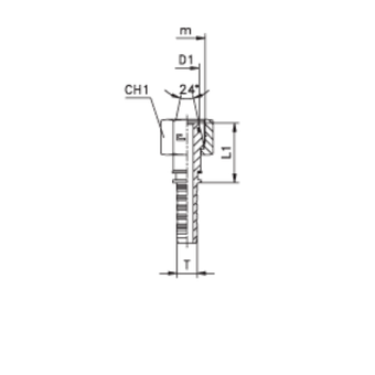 Фитинг DN 05 DKO-S (Г) 16x1.5 8