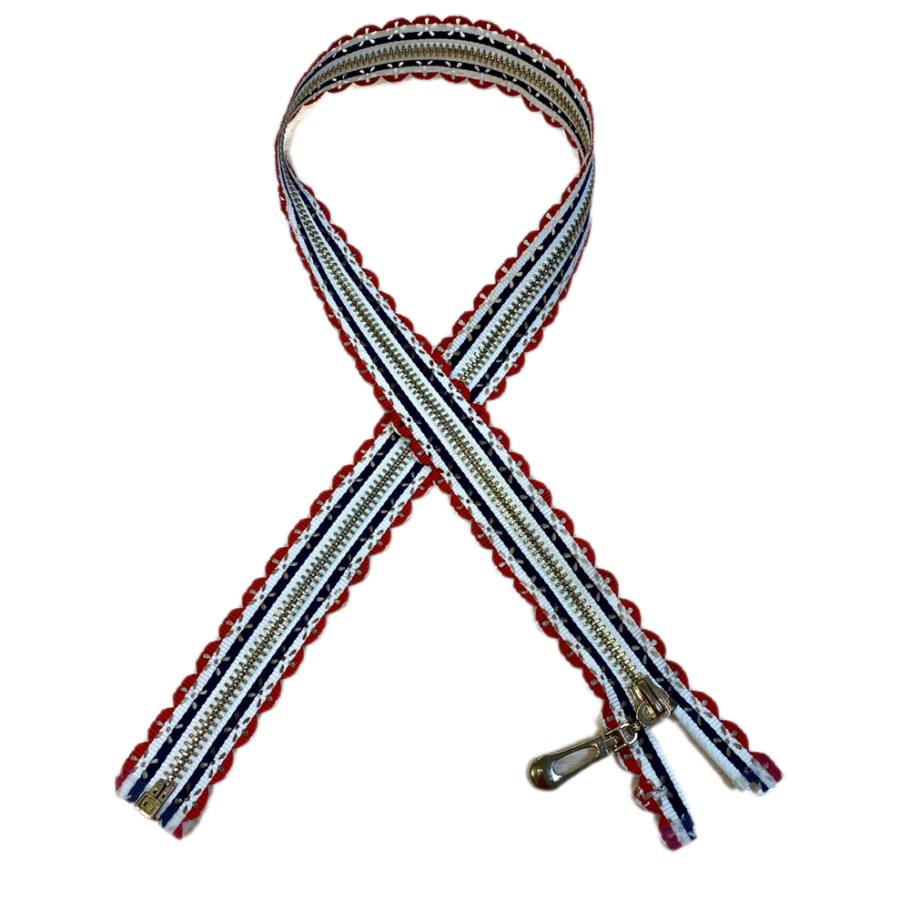 Застежка-молния декоративная разъемная металл №5 70см