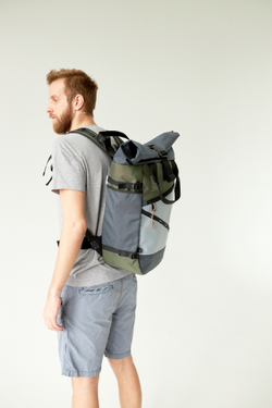 Рюкзак Rolltop Grubo 500 морская волна/фиолетовый