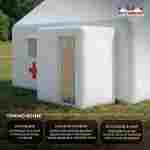 Модуль пневмокаркасный медицинский «Быстрая помощь» из ПВХ 2,5×2,5×2,5 м, дезинфекция