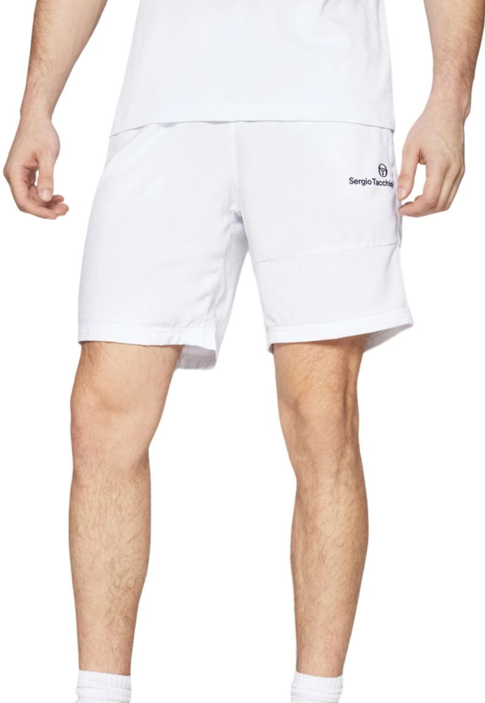 Мужские теннисные шорты Sergio Tacchini Specchio Bermuda Shorts - белый
