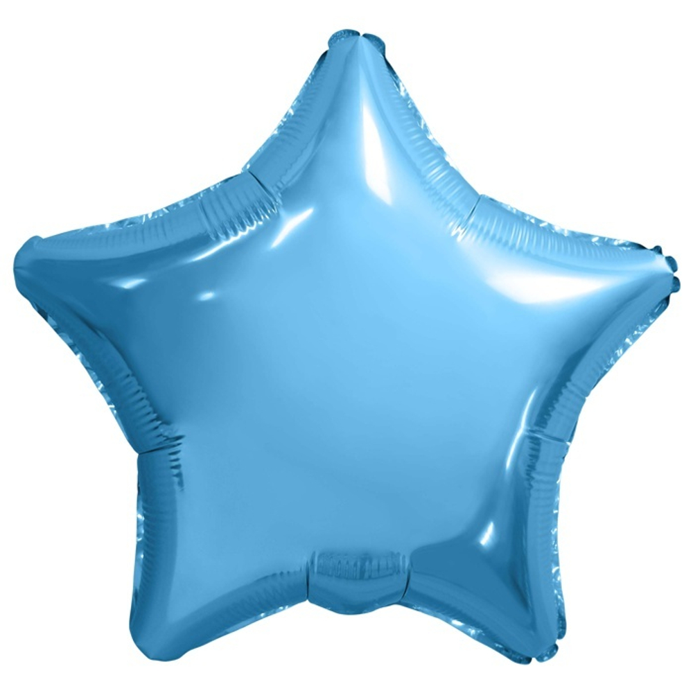 Шар Agura звезда 18" холодно-голубой #757383