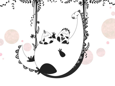 Дизайнерские обои Wall Street Dino Rino