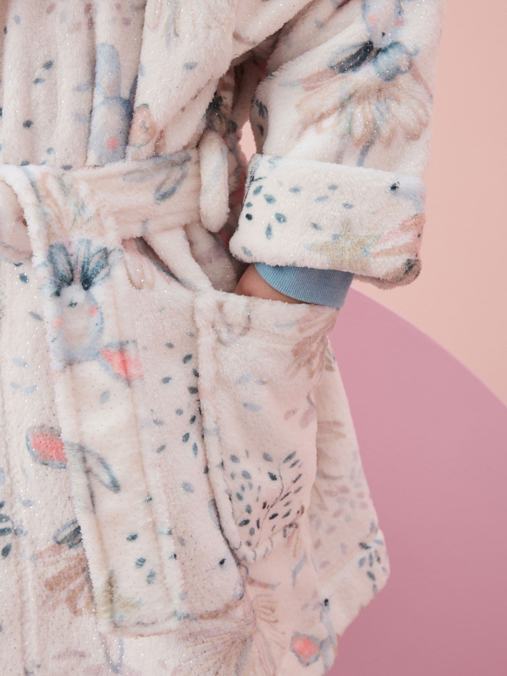 Халат для девочки Next 974-570, Кремовый