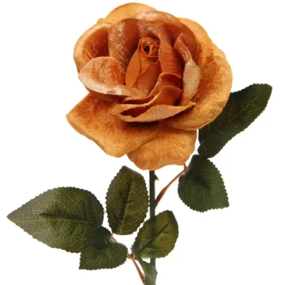 Искусственные цветы «FLOWERS MAGIC» 53см Роза золотая