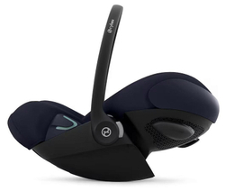 Коляска Cybex Coya Matt Black Frame Cloud G i-Size Ocean Blue Plus 2 в 1 Off White с дождевиком и бампером