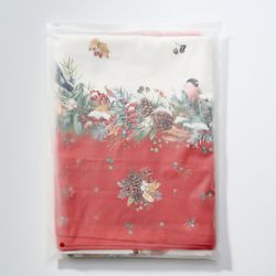 ДОРОЖКА "МОРОЗКО.СНЕГИРИ "45Х215СМ ,КРАСНЫЙ, 100% ХЛОПОК,ТВИЛ ПРОПИТКА