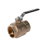 Кран шаровой полнопроходной STOUT - 2" (ВР/ВР, PN40, Tmax 150°C, ручка-рычаг черная)