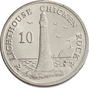 10 пенсов 2014 Остров Мэн