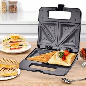 Сэндвичница электрическая 800 Вт. Kamille KM 6717 с антипригарным покрытием