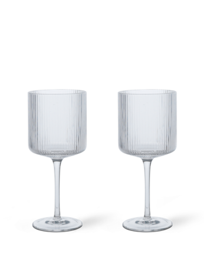 Бокалы Ferm Living Ripple Red Wine - Set of 2 - Clear