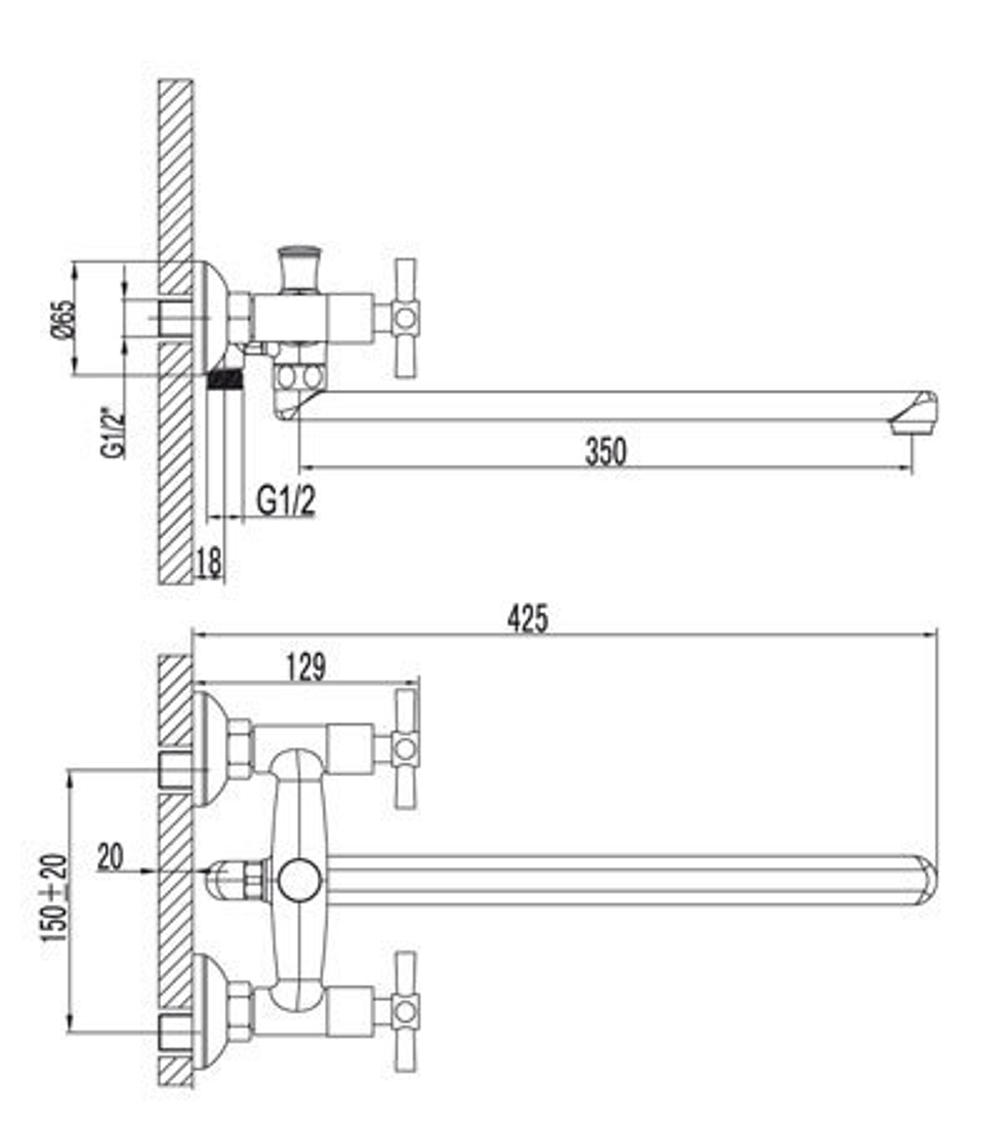 LEMARK Серия NEO. Смеситель универсальный – LM2201C