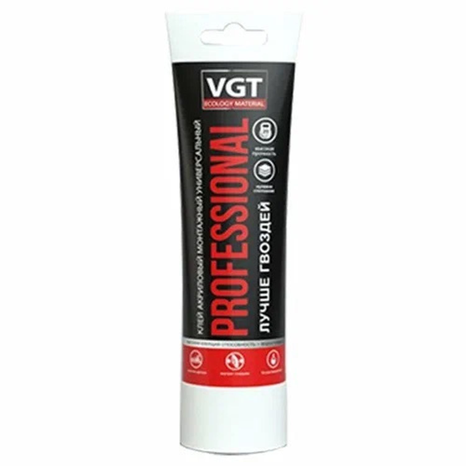 Клей ВГТ монтажный белый PROFESSIONA,0,3кг туба