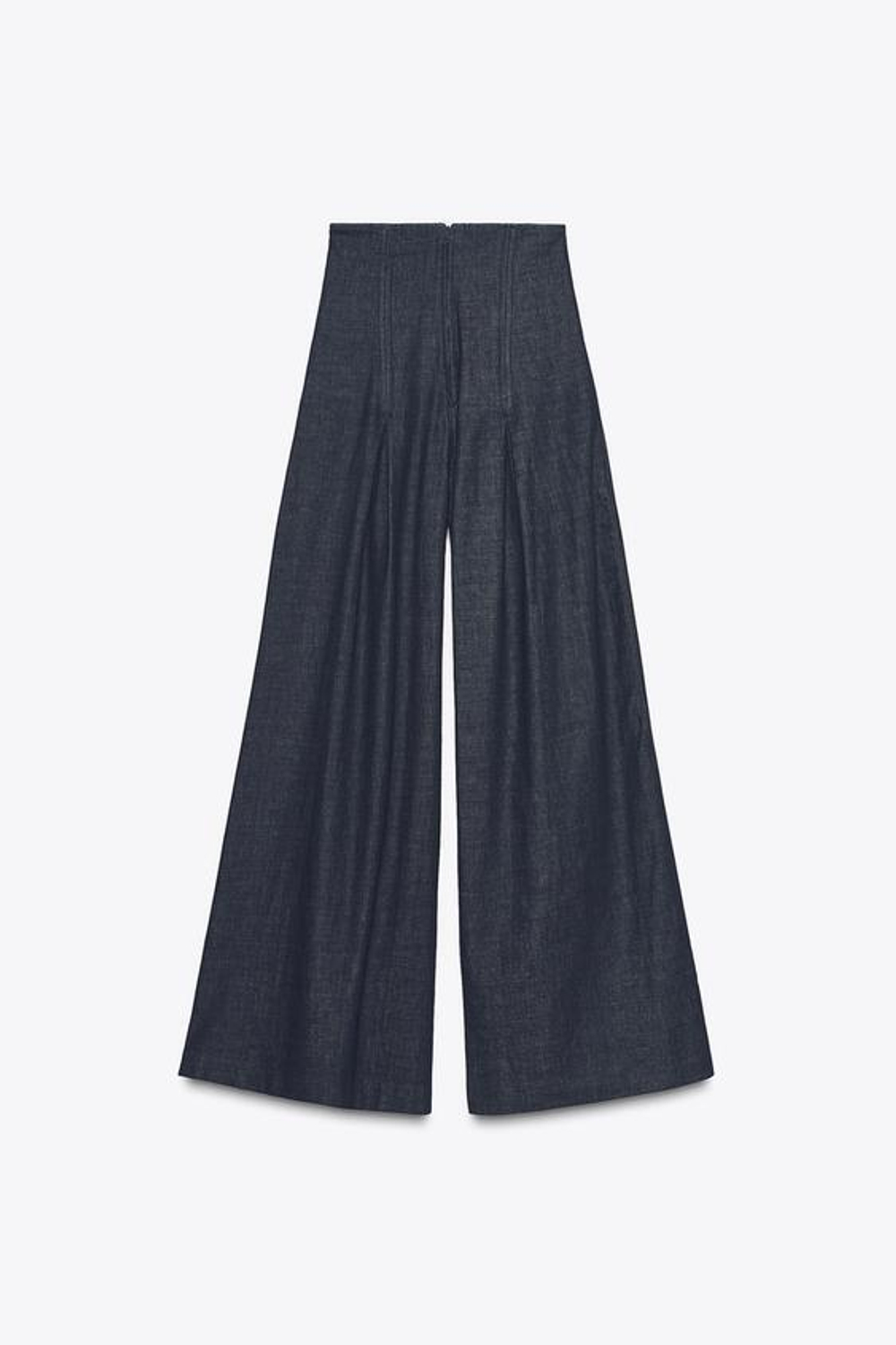 ZARA ДЖИНСЫ WIDE LEG С ОЧЕНЬ ВЫСОКОЙ ПОСАДКОЙ — ZW COLLECTION, СИНИЙ