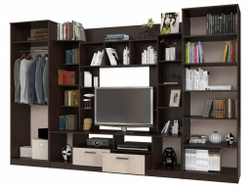 Стенка в гостиную Венеция, венге