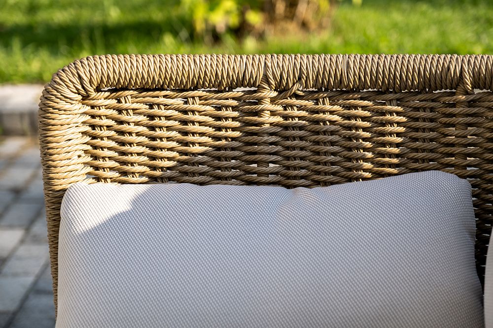 "Аликанте" лаунж-зона из искусственного ротанга, цвет соломенный