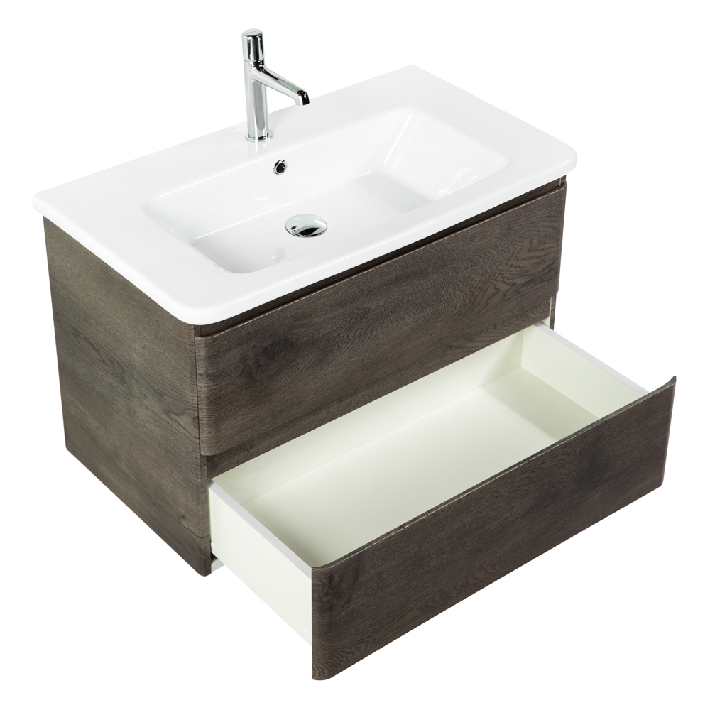 Тумба подвесная с керамической раковиной BelBagno ALBANO-CER-1050-2C-SO-RNG