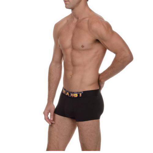 Мужские трусы Боксеры черные 2(x)ist Men&#39;s Electric No-Show Boxers Limited Edition Black