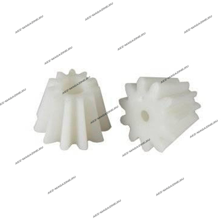 Шестерня пластикового редуктора для мясорубки: Bosch MFW-1501,1545,1550 d-8мм