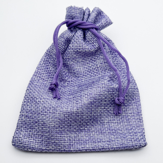 Холщовый мешочек, цвет сиреневый, размер около 12*9 см, цена за 1 шт
