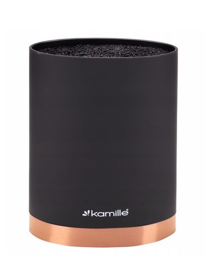 Подставка для ножей 22 см. овальная Kamille KM 7627 Медь