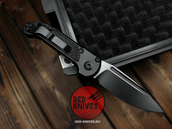 Нож Microtech LUDT Gen III Standard S/E Black - клинок черный, черная рукоять