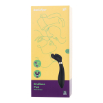 Чёрный вибромассажер 23,5см для пар Satisfyer Endless Fun