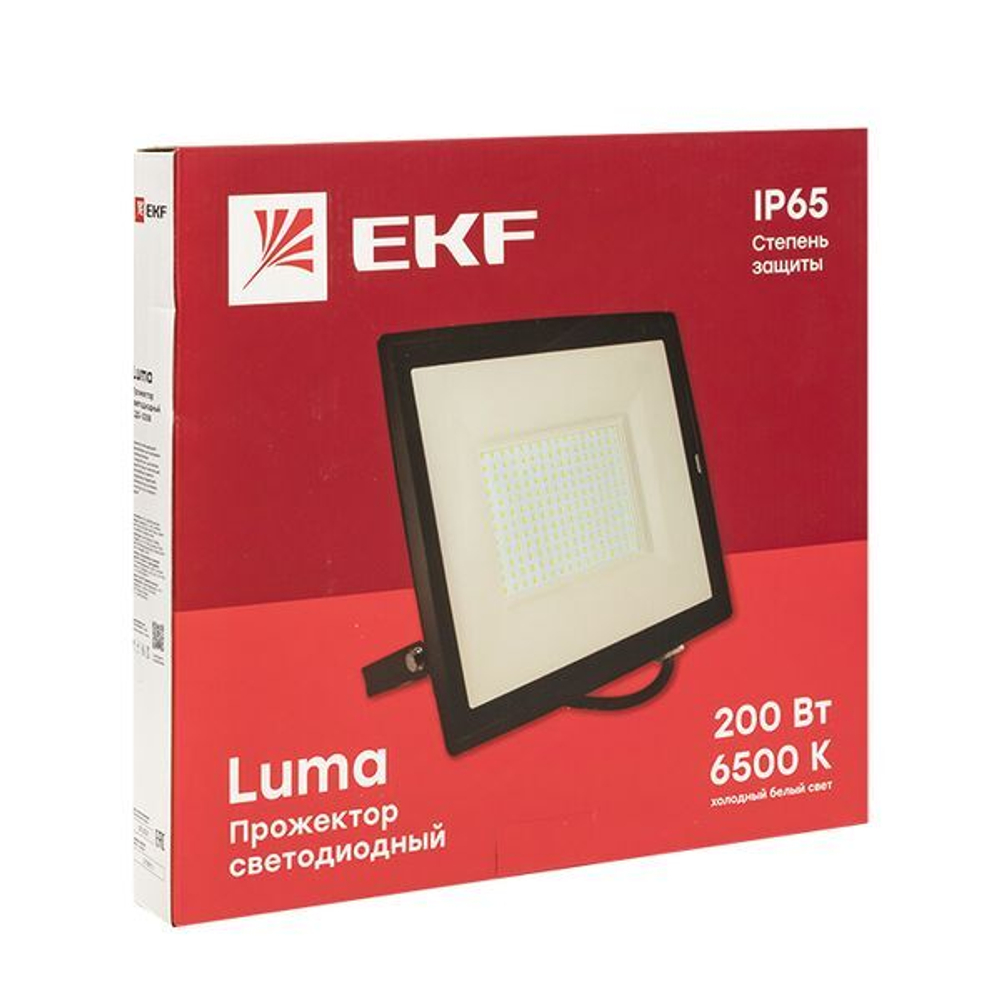 Прожектор светодиодный СДО-3008 200Вт 6500К IP65 LUMA EKF