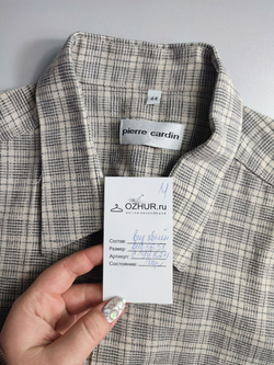 Рубашка Pierre Cardin со льном 56-58 размер