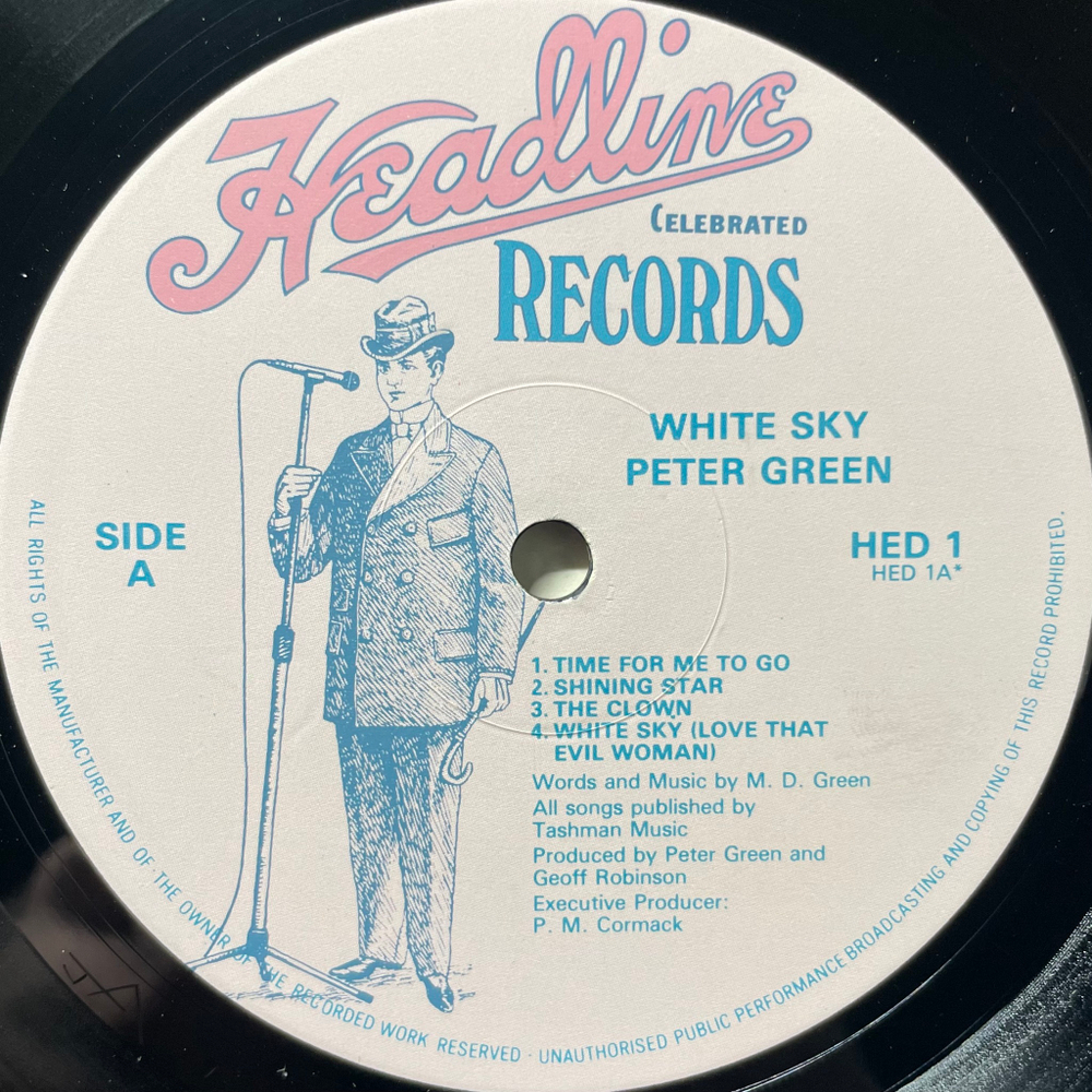 Peter Green – White Sky (Англия 1982г.)