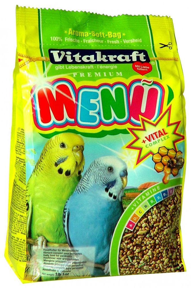 Витакрафт Основной корм для волн. попугаев 500г Витакрафт Основной корм для волн. попугаев 500г