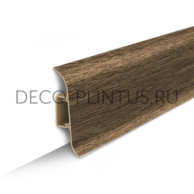 Плинтус напольный Идеал Классик 55 мм, 291 Орех (IDEAL Classic 55мм, 2.2м,)