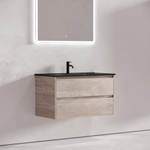 Тумба подвесная под раковину Sancos Libra, дуб галифакс натуральный 890х450х500 мм