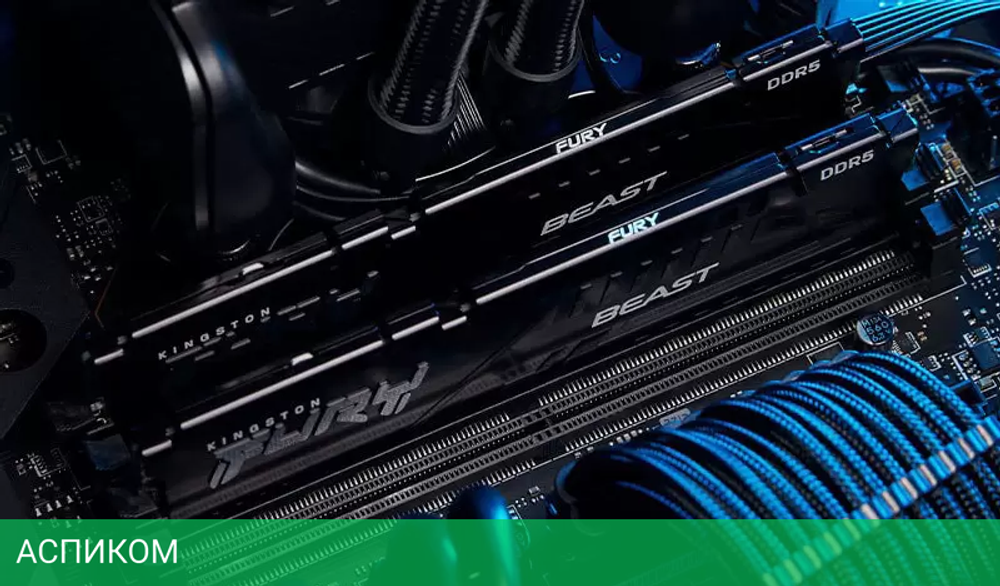 Оперативная память Kingston Fury Beast 16GB DDR5 (KF568C34BB-16)