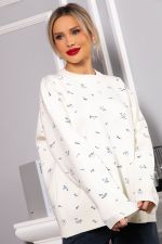 Свитер оверсайз Анита (белый) Б14761-1М LT Collection