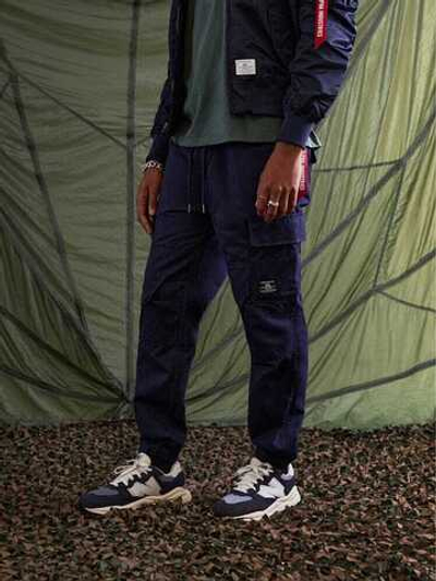 Брюки джоггеры Alpha Industries Cotton Jogger (т.синие - r.blue)