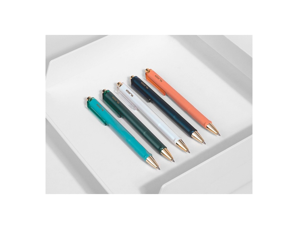 Ручка гелевая автомат Deli Nusign ENS557 0.5мм, черная