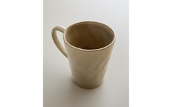 Zara Home чашка из каменной керамики, цвет серый, 13.5 см