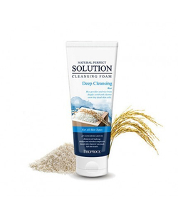 Deoproce Natural Cleansing Foam Deep Cleansing пенка для глубокого очищения с рисовой пудрой