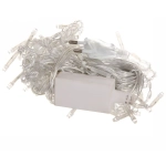 Гирлянда для дома БАХРОМА «Мерцание» ш1,5м* в30/50 см 48 ламп LED, прозрачн.пров, авторежим, IP-20, Теплый белый