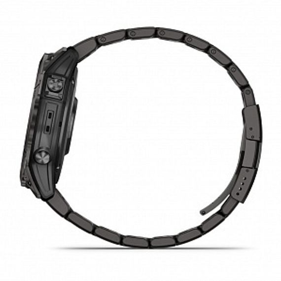 Garmin Fenix 7X Pro Sapphire Solar — титан, угольно-серый корпус, титановый браслет