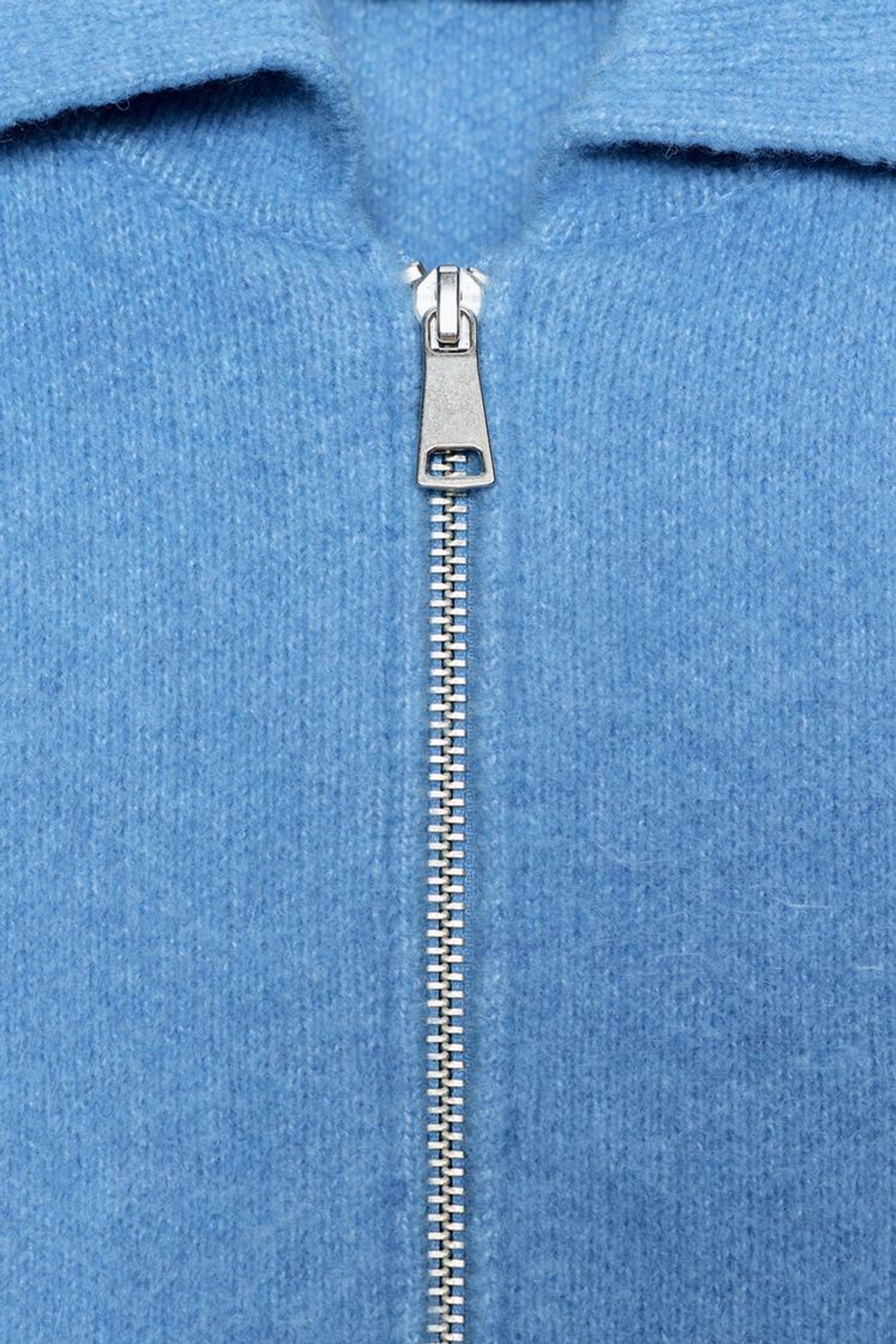 ZARА КАРДИГАН НА МОЛНИИ, СИНИЙ