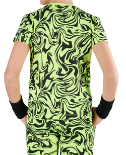 Футболка для мальчика теннисная Hydrogen Chrome Tech T-Shirt - fluo yellow