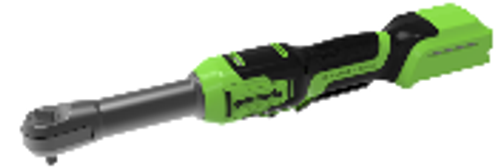 Гайковерт-трещотка Greenworks GD24RWX удлиненная, 24V, бесщеточная, 1/2", 80Нм, редуктор 170 мм, без АКБ и ЗУ (3803907)