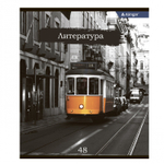 Комплект предметных тетрадей А5 48л.,10 предм., со справочным материалом, скрепка, мелованный картон(стандарт), блок офсет, Alingar "Город контрастов"